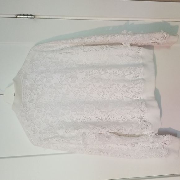 Michael Kors white lace bomber - Picture 5 of 5